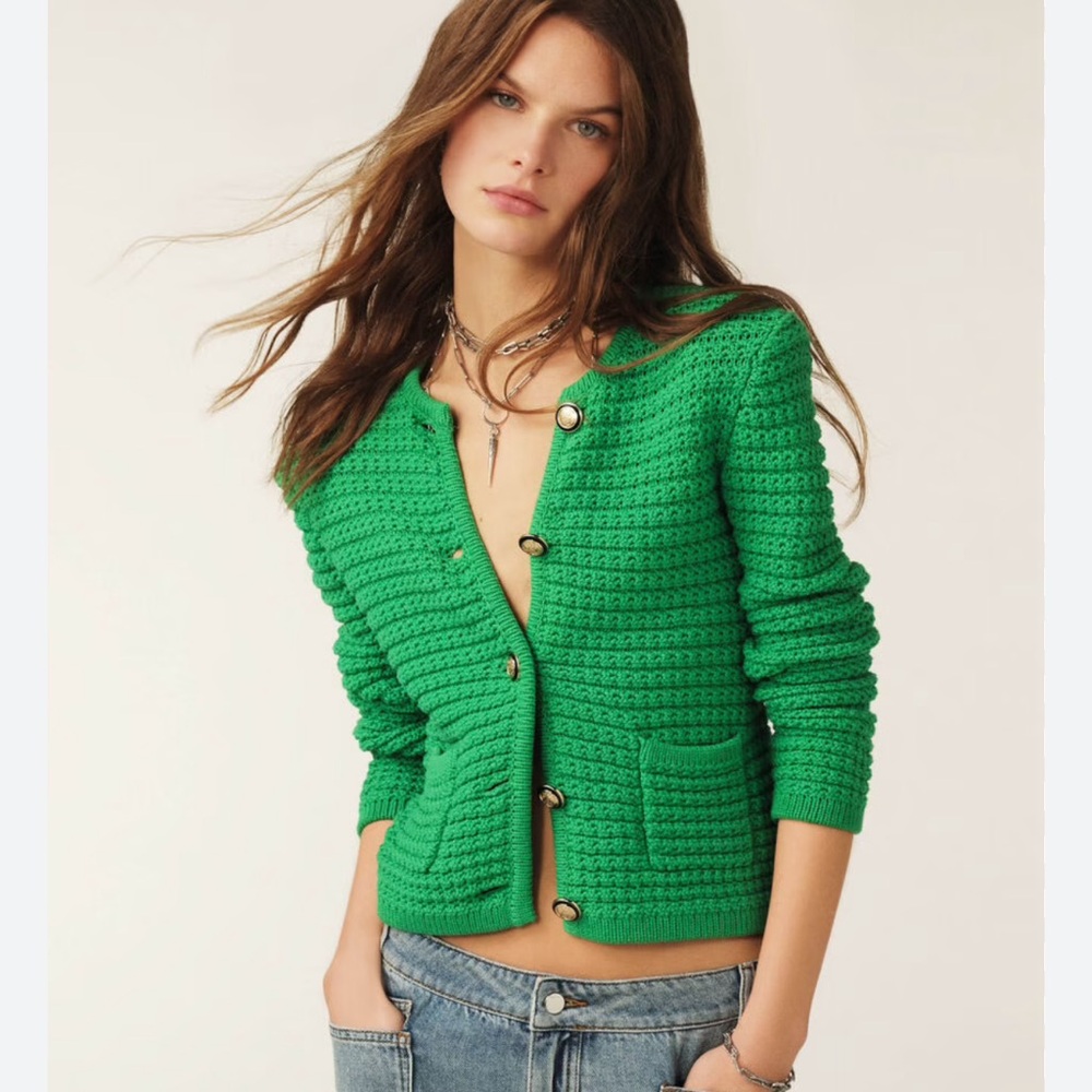 Bash green Gaspard cardigan